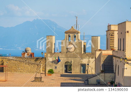 Downtown Naples city skyline, cityscape of  Italy 134190030
