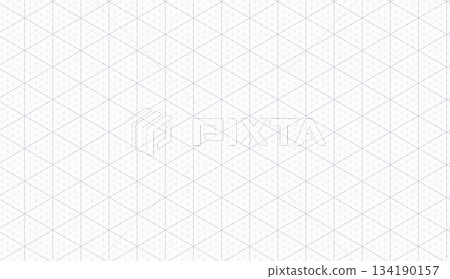 Isometric grid pattern 134190157