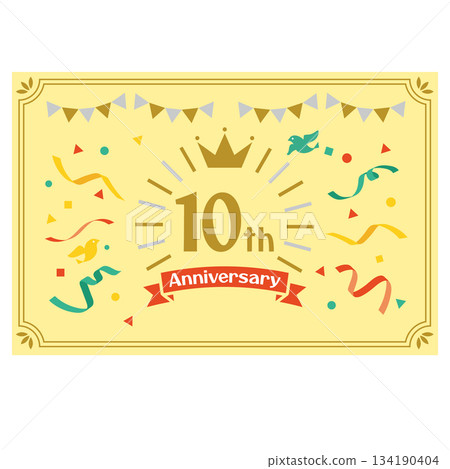 週年紀念插圖 週年紀念插圖 134190404