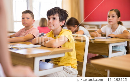 Schoolchildren in classroom Schoolchildren in classroom 134192225