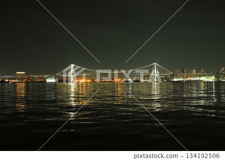 Odaiba彩虹橋夜視圖 134192506