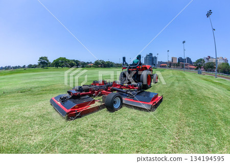 Golf Course Maintenance Greens Fairways 134194595