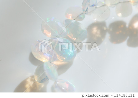 Ethiopian Opal Briolette | Natural opal material with soft, sparkling play of color 134195131