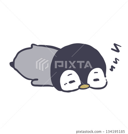 企鵝面朝下睡覺 企鵝面朝下睡覺 134195185
