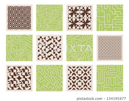 set, pattern, icon 134195877