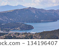Lake Ashi from Mount Taikan, Hakone, Kanagawa Prefecture 134196407