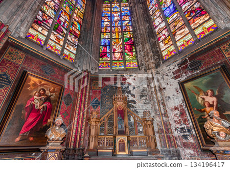 Saint Maurice church, Lille, France, interiors 134196417
