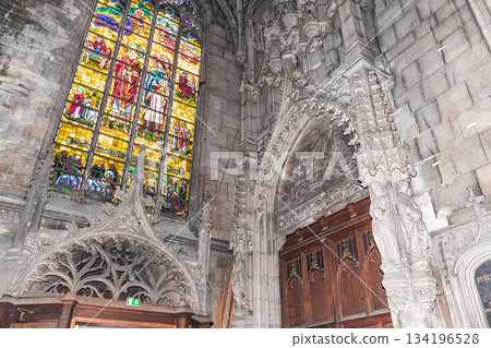 Saint Maurice church, Lille, France, interiors Saint Maurice church, Lille, France, interiors 134196528