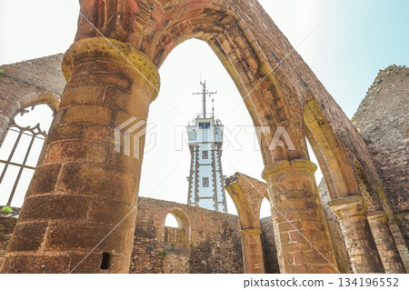 Saint Mathieu abbey, plougonvelin, finistere, brittany, france Saint Mathieu abbey, plougonvelin, finistere, brittany, france 134196552