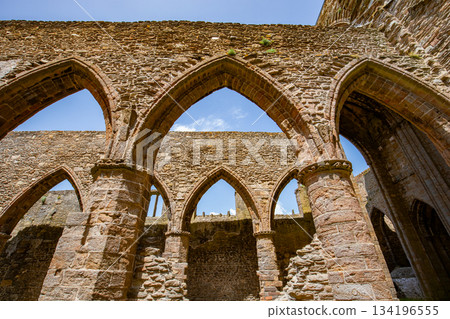 Saint Mathieu abbey, plougonvelin, finistere, brittany, france Saint Mathieu abbey, plougonvelin, finistere, brittany, france 134196555
