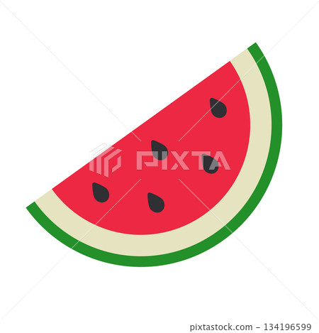 切開的西瓜圖標 134196599