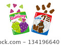 Fruit gummies and cola gummies 134196640