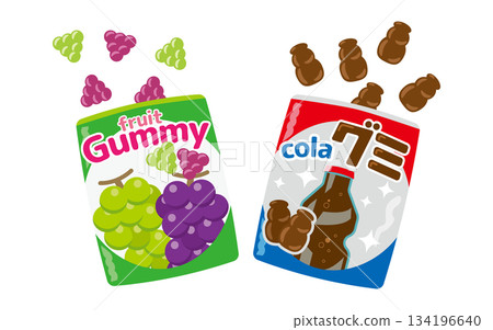 水果軟糖和可樂軟糖 134196640