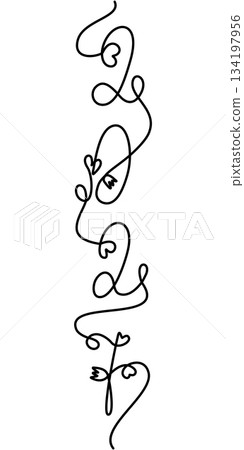 One Continuous line New Year Date 2027 with Hearts and Tulips bud Decor Vertical Minimalistic Design. Isolated Vector illustration New Year 2027 Greetings Thematic Cards Promo Sale Materials or Print One Continuous line New Year Date 2027 with Hearts and Tulips bud Decor Vertical Minimalistic Design. Isolated Vector illustration New Year 2027 Greetings Thematic Cards Promo Sale Materials or Print 134197956
