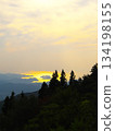 Sunrise seen from the top of the mountain 134198155