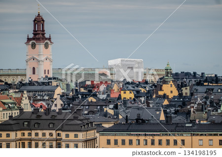 scenic view of the Old Town (Gamla Stan) in Stockholm, Sweden scenic view of the Old Town (Gamla Stan) in Stockholm, Sweden 134198195