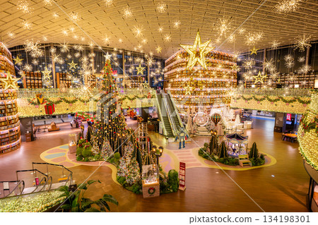 Illuminations at Starmadang Library in Seoul 134198301