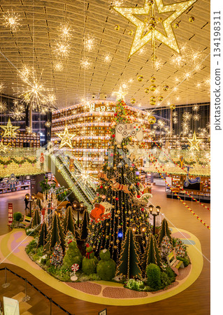Illuminations at Starmadang Library in Seoul 134198311