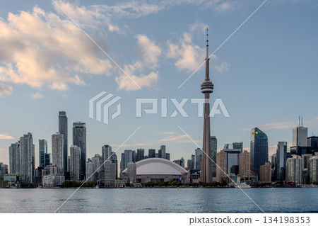 Panoramic view of Toronto skyline at day time 134198353