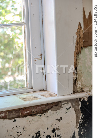 historic building interior demolition and construction 134198355