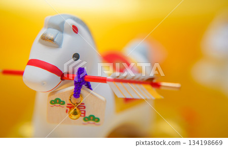 Year of the Horse New Year's materials (New Year's card materials) 134198669