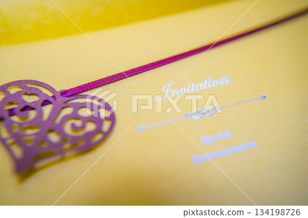 心形飾品邀請函 134198726