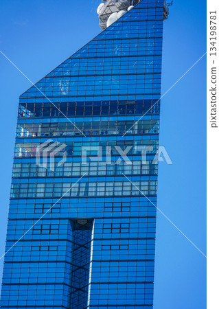 Fukuoka Tower's glass exterior Fukuoka Tower's glass exterior 134198781