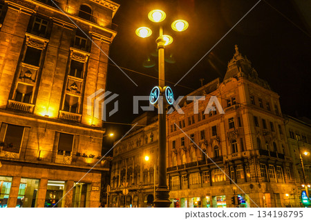 Night view of the historic station 134198795