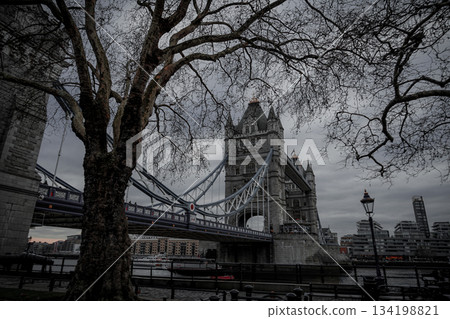 Tower Bridge and promenade 134198821