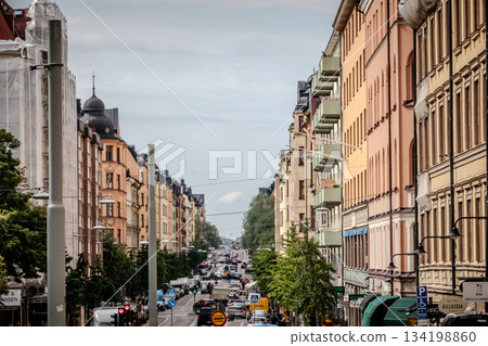 Historical old streets and architecture Old town of Stockholm, Sweden Historical old streets and architecture Old town of Stockholm, Sweden 134198860