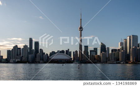 Panoramic view of Toronto skyline at day time Panoramic view of Toronto skyline at day time 134198869