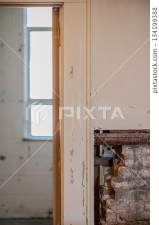 historic building interior demolition and construction historic building interior demolition and construction 134199388