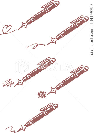 四種類型的考試寫作,用鋼筆粗略畫出 四種類型的考試寫作,用鋼筆粗略畫出 134199799