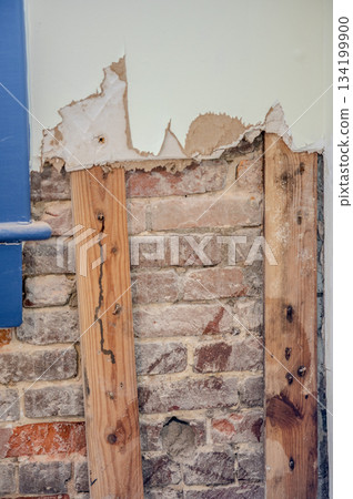 historic building interior demolition and construction 134199900