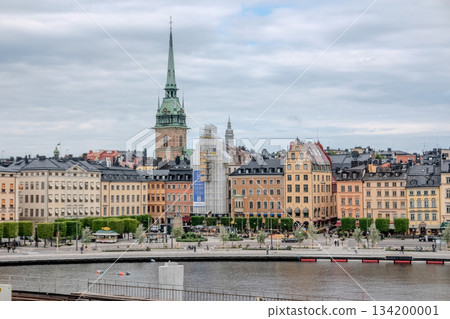 city view of old town of stockhold sweden on cloudy day 134200001