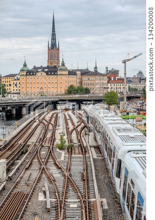 city view of old town of stockhold sweden on cloudy day 134200008