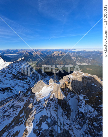 at Zugspitze mountain in Bavaria, Germany in october at Zugspitze mountain in Bavaria, Germany in october 134200035