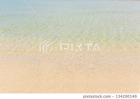 Beautiful sandy beach and sea Beautiful sandy beach and sea 134200149