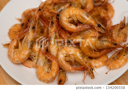 Shiba shrimp garlic shrimp Shiba shrimp garlic shrimp 134200338