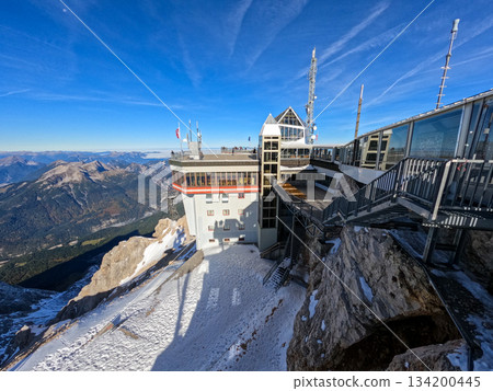 at Zugspitze mountain in Bavaria, Germany in october 134200445