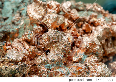 銅礦石材料照片 134200995