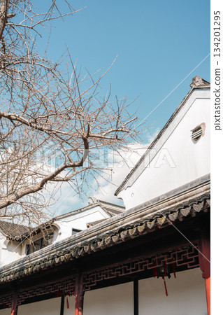 Tiger Hill Pagoda Scenic Area, traditional architecture in Suzhou, China 134201295