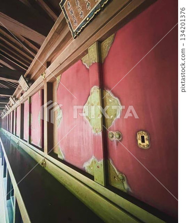 Building with a red roof Building with a red roof 134201376