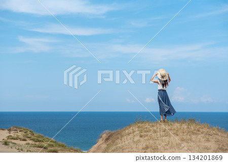 鳥取沙丘上的女人 鳥取沙丘上的女人 134201869