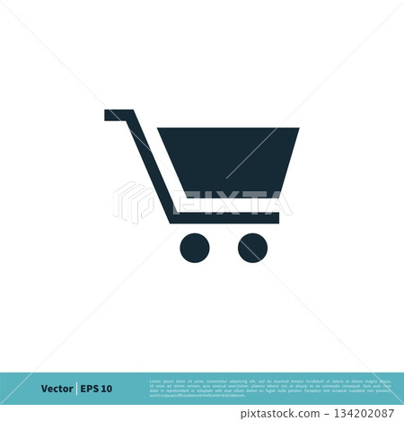 Cart Trolley Icon Vector Logo Template Illustration Design. Vector EPS 10. Cart Trolley Icon Vector Logo Template Illustration Design. Vector EPS 10. 134202087