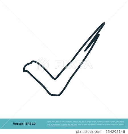 Tick Check Mark Icon Vector Logo Template Illustration Design. Vector EPS 10. Tick Check Mark Icon Vector Logo Template Illustration Design. Vector EPS 10. 134202146