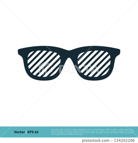 Eyeglasses Icon Vector Logo Template Illustration Design. Vector EPS 10. Eyeglasses Icon Vector Logo Template Illustration Design. Vector EPS 10. 134202206