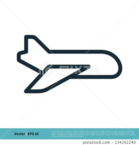 Plane Icon Vector Logo Template Illustration Design. Vector EPS 10. Plane Icon Vector Logo Template Illustration Design. Vector EPS 10. 134202240