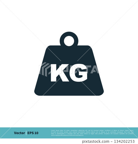 Dumbbell Icon Vector Logo Template Illustration Design. Vector EPS 10. Dumbbell Icon Vector Logo Template Illustration Design. Vector EPS 10. 134202253
