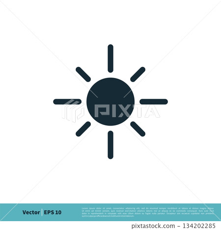 Sun Icon Vector Logo Template Illustration Design. Vector EPS 10. Sun Icon Vector Logo Template Illustration Design. Vector EPS 10. 134202285